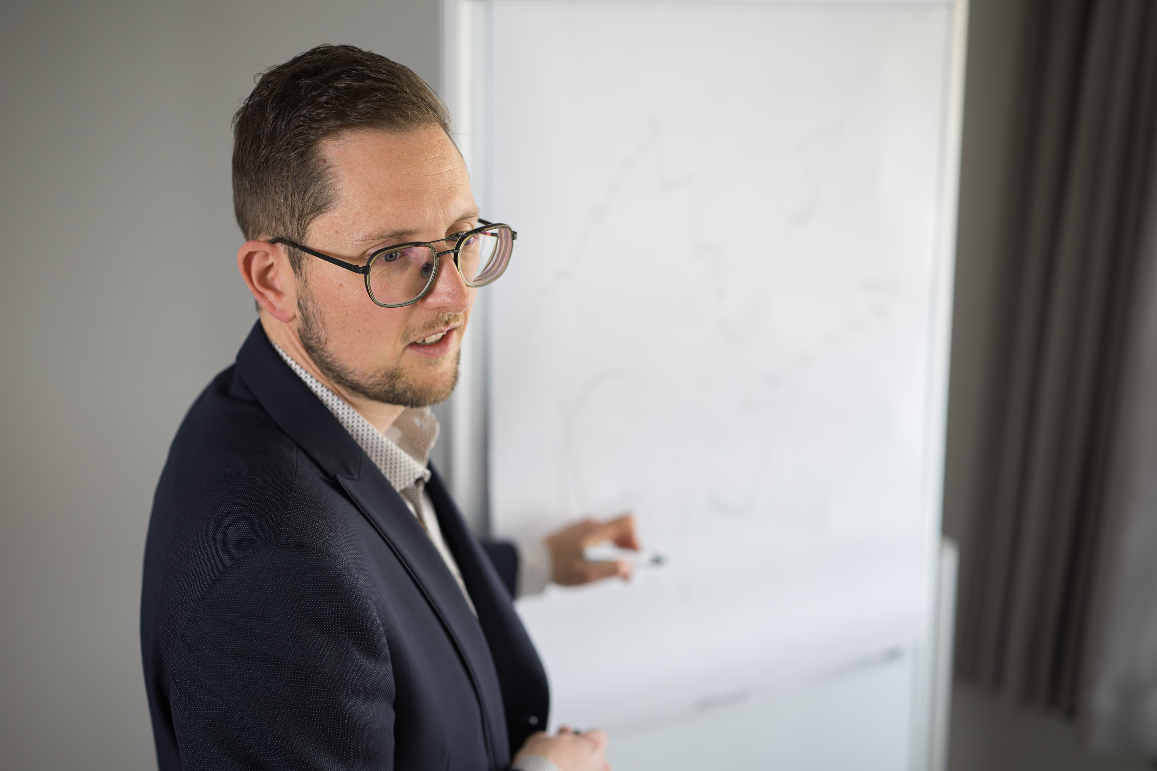 Christof von Wenzl vor Publikum